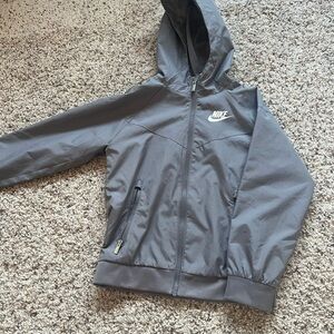 Nike Gray Hooded Jacket